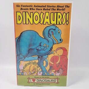 Dinosaurs! Michael Berenstain I Love Dinosaurs Series GoodTimes‎ VHS RARE OOP